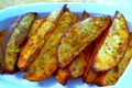 Crispy Skinned Herbed Potato Wedges